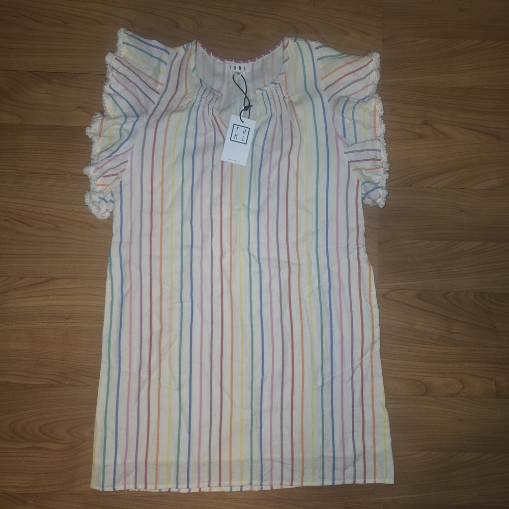 THML Multicolor Striped Mini Dress - Picture 4 of 13